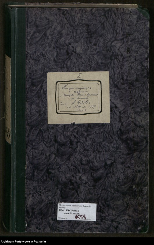 Obraz 2 z jednostki "Księga miejscowa zgonów tom III [Rejestr główny zgonów]"