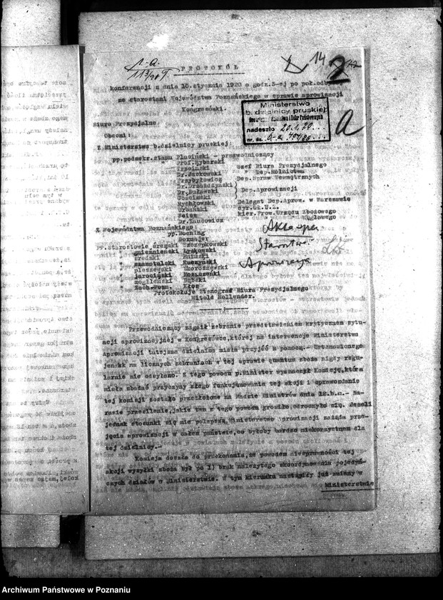 Obraz 18 z jednostki "Aprowizacja; protokoły zebrań"