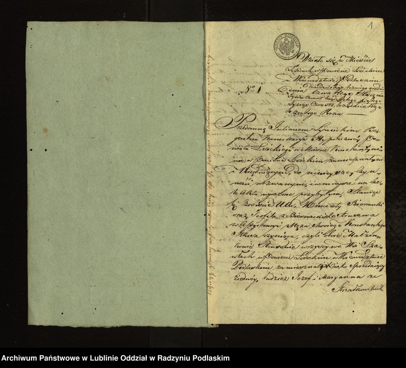 Obraz z jednostki "Akta notarialne powiatu łosickiego"