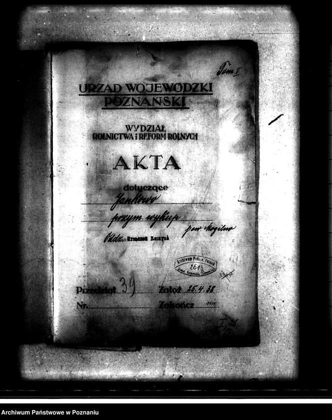 Obraz 4 z jednostki "Majątek Jankowo powiatu mogileńskiego przymusowy wykup"