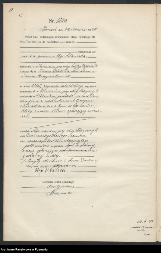 image.from.unit.number "Księga miejscowa zgonów tom III [Rejestr główny zgonów]"