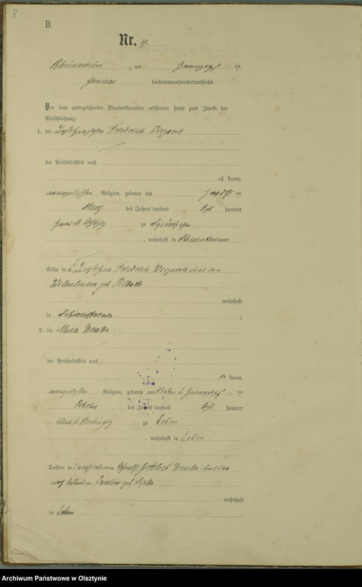 image.from.unit.number "Heiraths-Haupt-Register Nr 1 - 25"