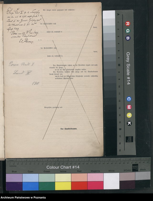 Obraz 3 z jednostki "Księga miejscowa małżeństw tom II [Rejestr główny małżeństw]"