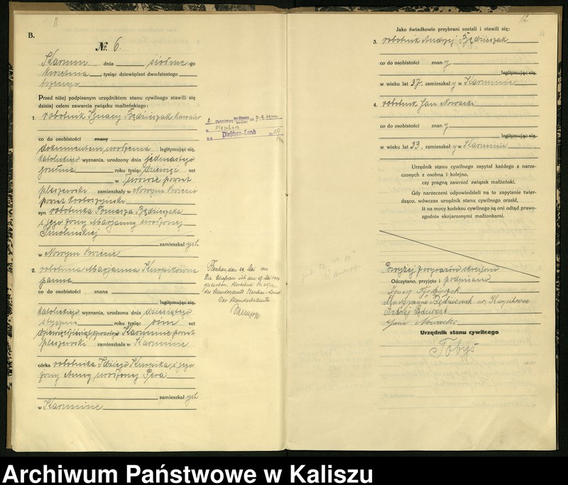Obraz 9 z jednostki "[Księga małżeństw]"