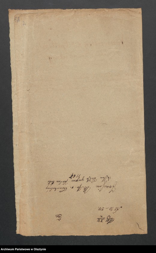 image.from.unit.number "Naukritten und Gatteritz, H. [Haupt] A. [Amt] Brandenburg [Pokarmin]. Acta den Consens zum Verkaufe durch den Ober=Appelations=Gerichts=Rath u Hauptamtmann zu Taplacken, Hans Albrecht v. [von] Kreytzen an den Ober=Appellationsgerichts=Rath Joh. [Johann] Philipp Lau"
