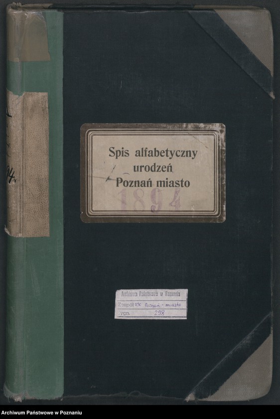 Obraz 2 z jednostki "Spis alfabetyczny urodzeń"
