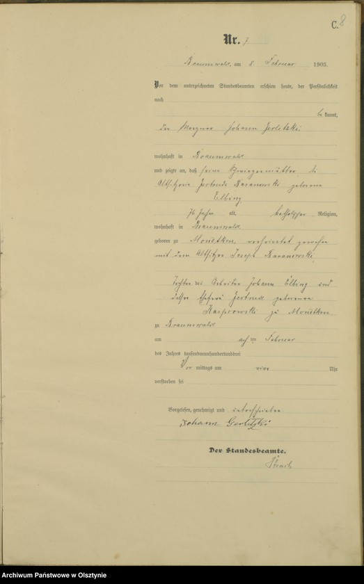 image.from.unit.number "Sterbe-Haupt-Register Nr 1 - 42"