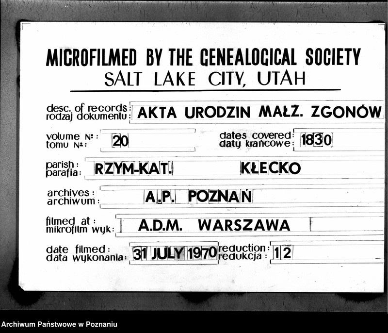 image.from.unit.number "Akta urodzonych, zaślubionych i zmarłych"