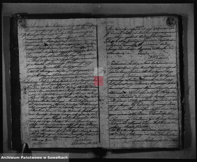 Obraz 6 z jednostki "Księga Duplikat Urodzonych Zaślubionych Zmarłych z Roku 1835 Parafij Bakałarzewskiey Przeznaczona do Archiwum Hipotecznego Powiatu Dąbrowskiego"