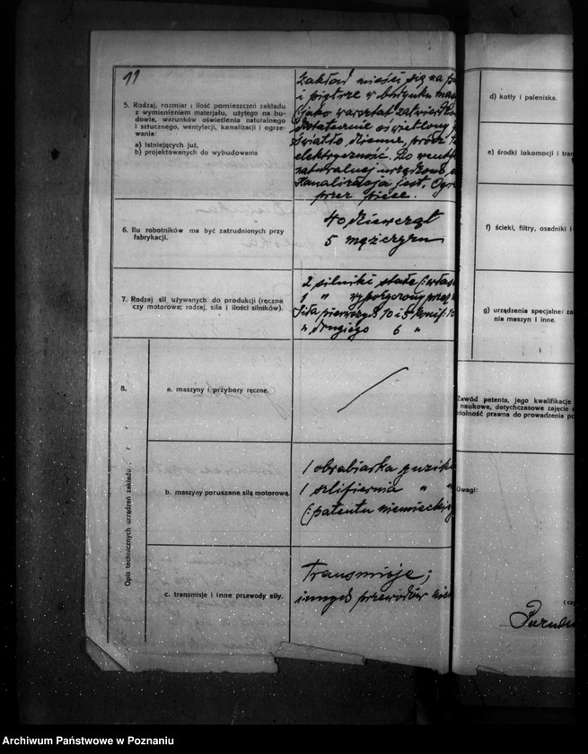 Obraz 15 z jednostki "Zatwierdzenie zakładu przemysłowego fabryki guzików Firmy "Excelsior" Ewy Bielickiej w Poznaniu"