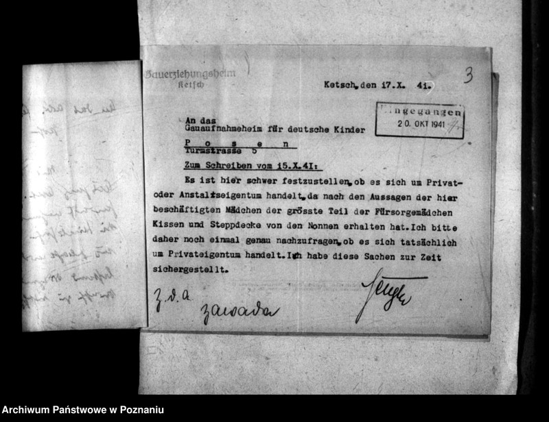 Obraz 7 z jednostki "Polin Marie Nowacka und Socialversicherung [Akta personalne krawcowej Marii Nowackiej. Listy płac personelu polskiego za lipiec 1944 r.]."
