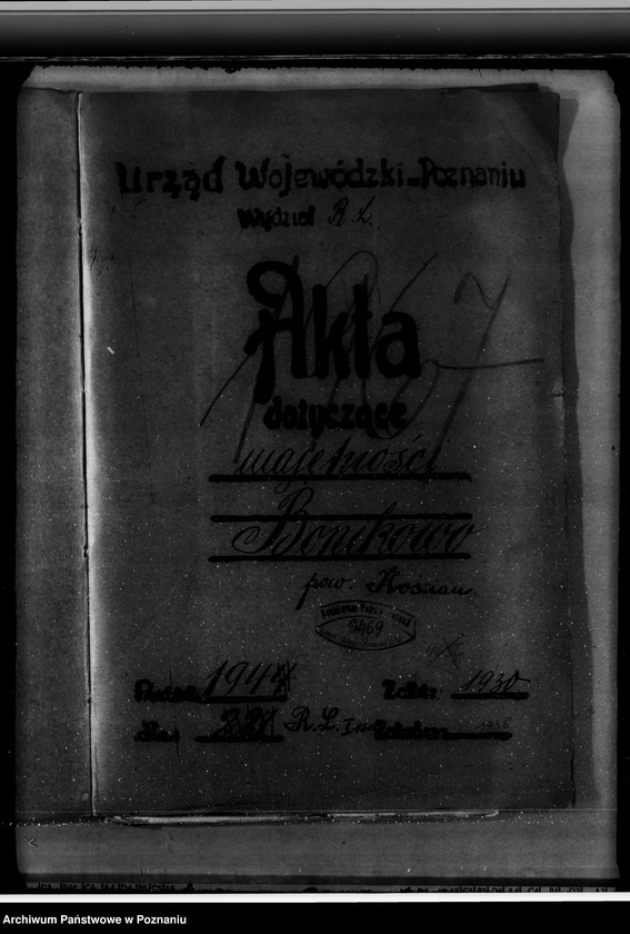 Obraz 4 z jednostki "Majętność leśna Bonikowo powiat kościański"