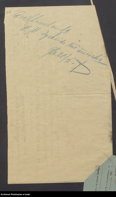 Obraz 13 z jednostki "Mendel Mordka Zyskind - sprzedaż towarów manufakturowych"