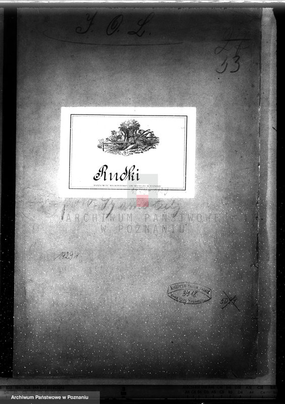 image.from.unit.number "Plan urządzenia gospodarstwa leśnego dla lasu majętności Rudki w powiecie szamotulskim 1929-1939"