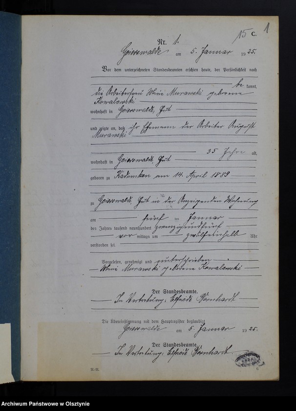 image.from.unit.number "Sterbe-Neben-Register Nr 1-43"