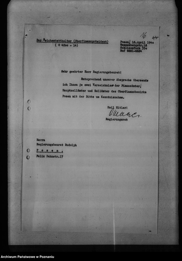 Obraz 20 z jednostki "Unterbringung der Arbeitsämter"