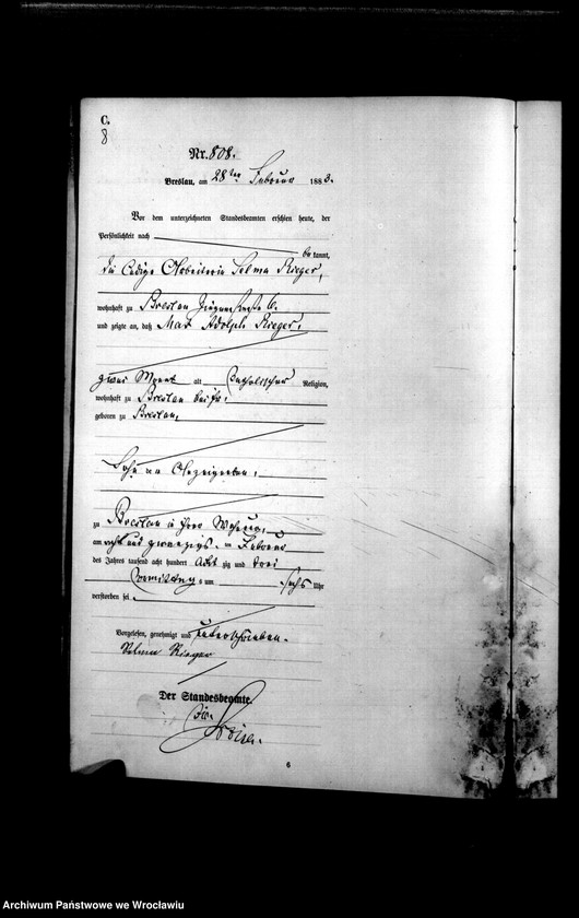 image.from.unit.number "Sterbe-Haupt-Register Breslau I 1883 Band 3"