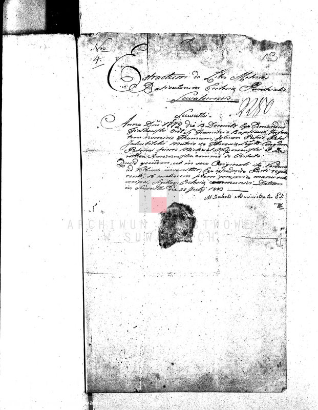 image.from.unit.number "Dowody do Akt Małżeństwa Gminy Wigierskiey od dnia 1 Maja 1810 Roku do dnia ostatniego kwietnia 1811 Roku."