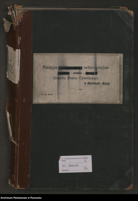 image.from.unit.number "Księga wtóropisów urodzeń"