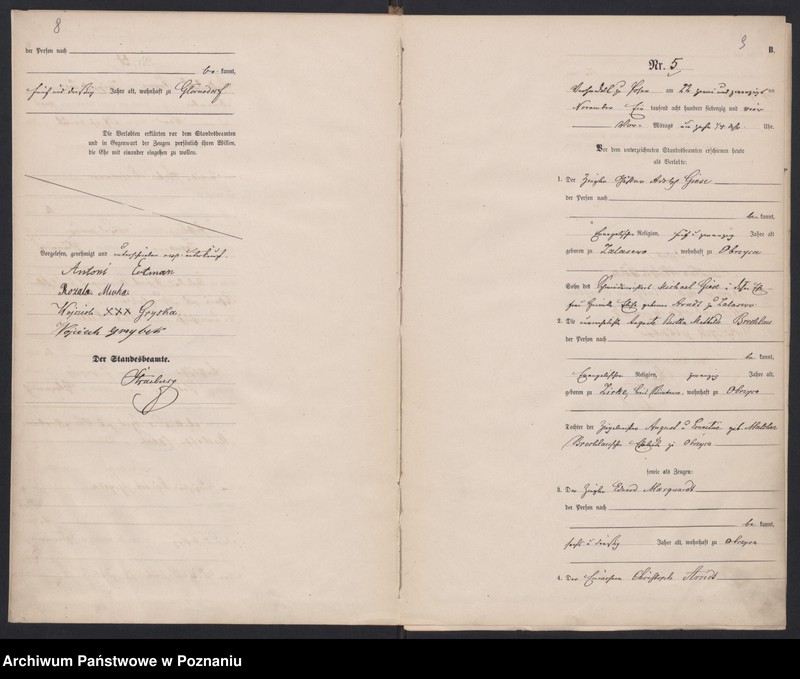 Obraz 7 z jednostki "Księga małżeństw"