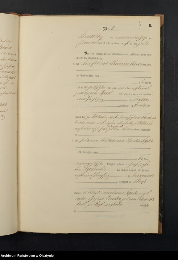 image.from.unit.number "Heiraths-Neben-Register Nr 1 - 22"