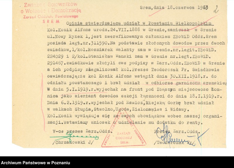 Obraz 19 z jednostki "Życiorysy powstańców wielkopolskich: K - tom X /Kozik Alfons - Kręglewski Edmund/."