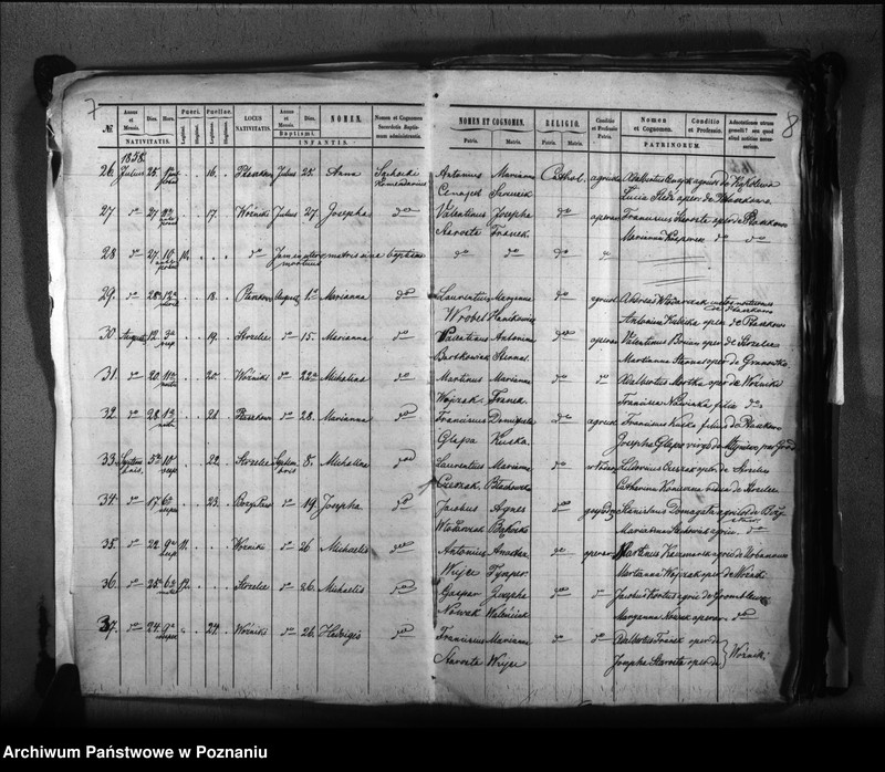 Obraz 8 z jednostki "Liber baptisatorum, copulatorum, mortuorum"
