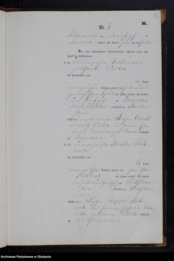 image.from.unit.number "Heiraths-Neben-Register Nr 1 - 6"