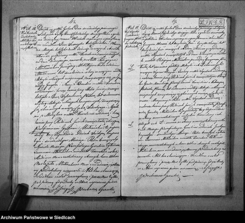 Obraz 19 z jednostki "Akta urodzin, małżeństw, zgonów"