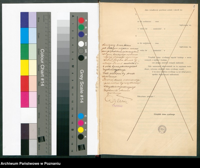 Obraz 3 z jednostki "Księga miejscowa małżeństw tom III [Rejestr główny małżeństw]"