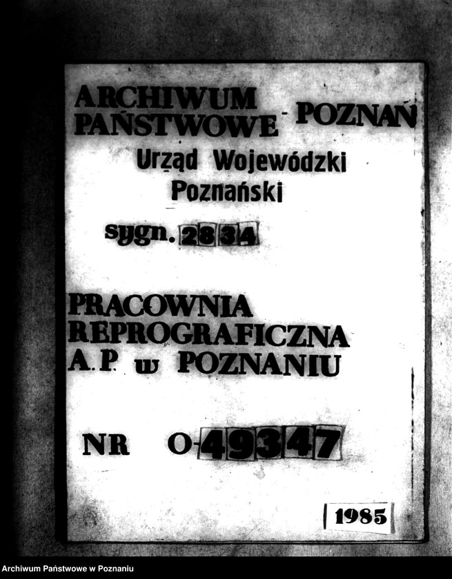 Obraz 1 z jednostki "Regulacja hipoteczna scalonych gruntów wsi Grocholice powiat turecki"