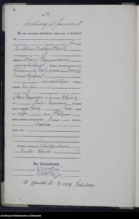 image.from.unit.number "Geburts-Haupt-Register Nr 1 - 310"