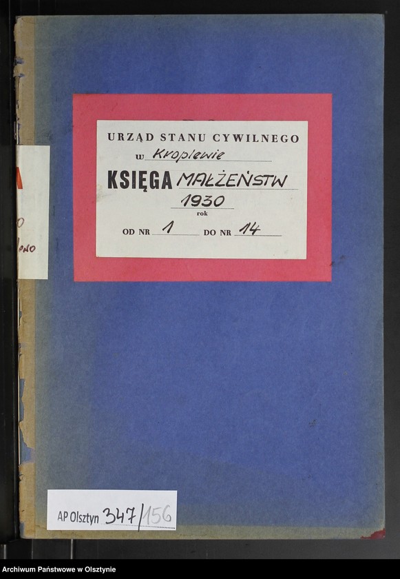 image.from.unit.number "Heirats-Neben-Register Nr 1-14"