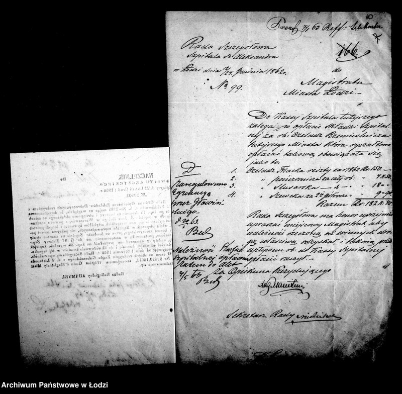 Obraz 11 z jednostki "Akta w przedmiocie szpitala"