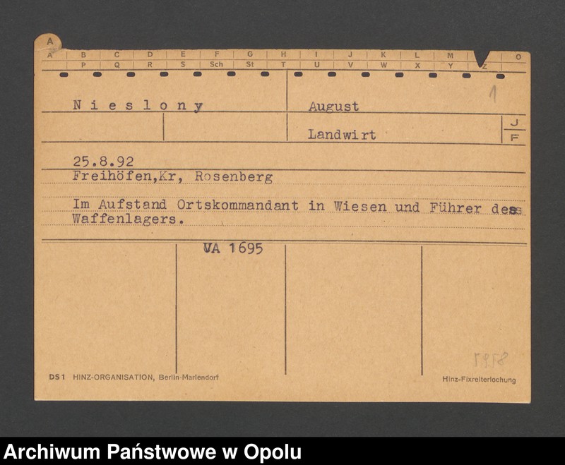 image.from.unit.number "[Nieslony August, ur. 25.8.1892, zam. Freihöfen]"