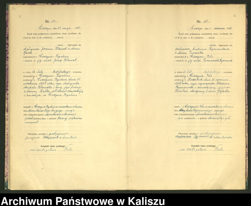 Obraz 11 z jednostki "[Księga zgonów]"