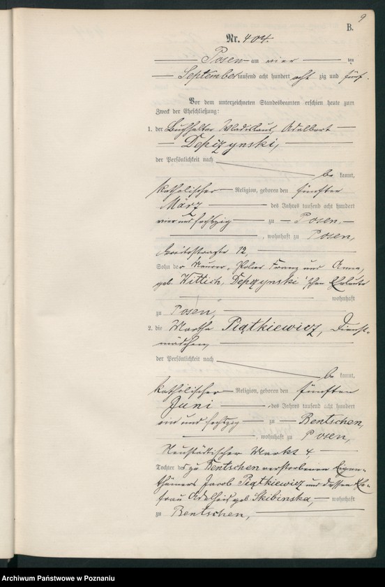 Obraz 12 z jednostki "Księga małżeństw t. III"