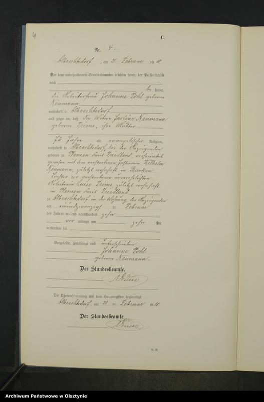 image.from.unit.number "Sterbe-Neben-Register Nr 1 - 25"