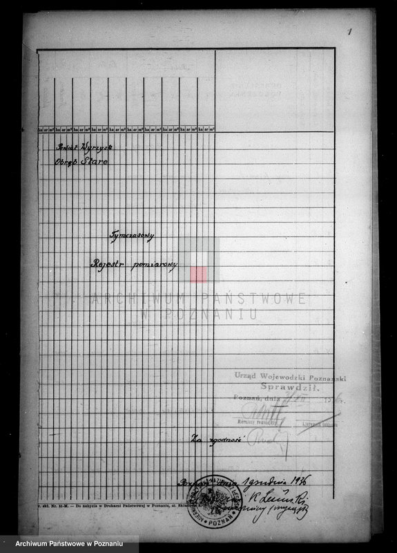Obraz 5 z jednostki "Tymczasowy rejestr pomiarowy majątku Stare powiatu wyrzyskiego"