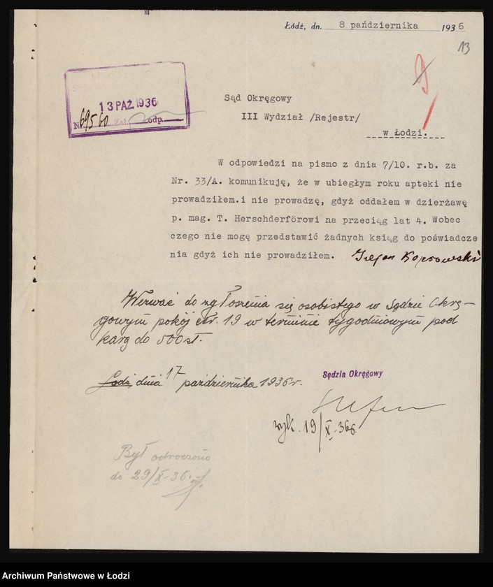 Obraz 14 z jednostki "Julian Koprowski- skład apteczny"