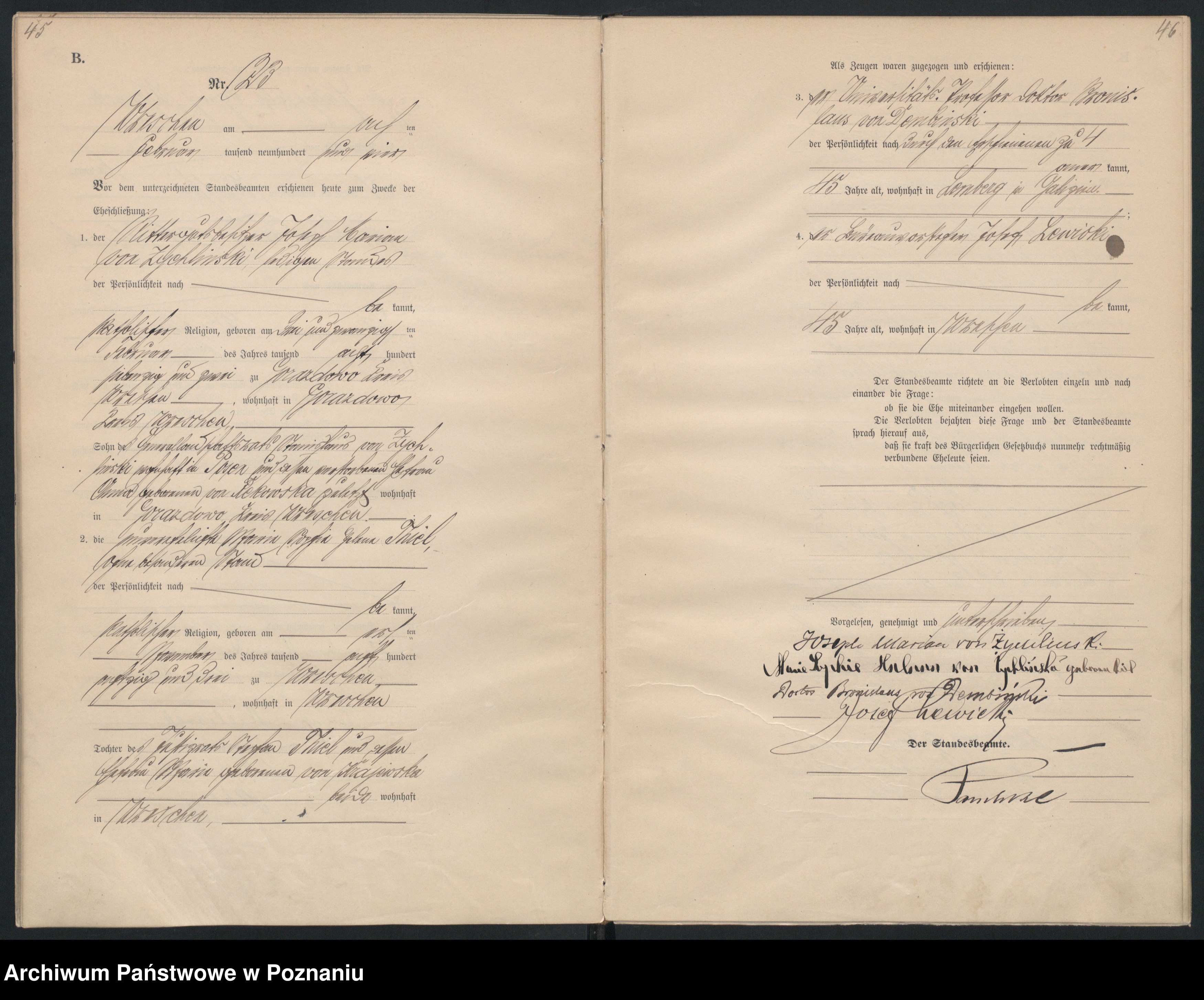 Skan z jednostki: Heiraths-Haupt-Register