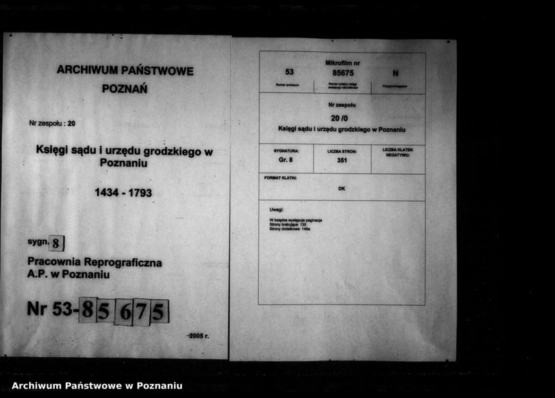 Obraz 1 z jednostki "Resignationes [inducta;protocollon]"