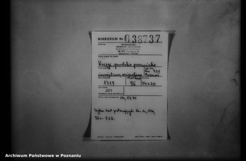 Obraz 2 z jednostki "Inscriptiones, resignationes [protocollon]"