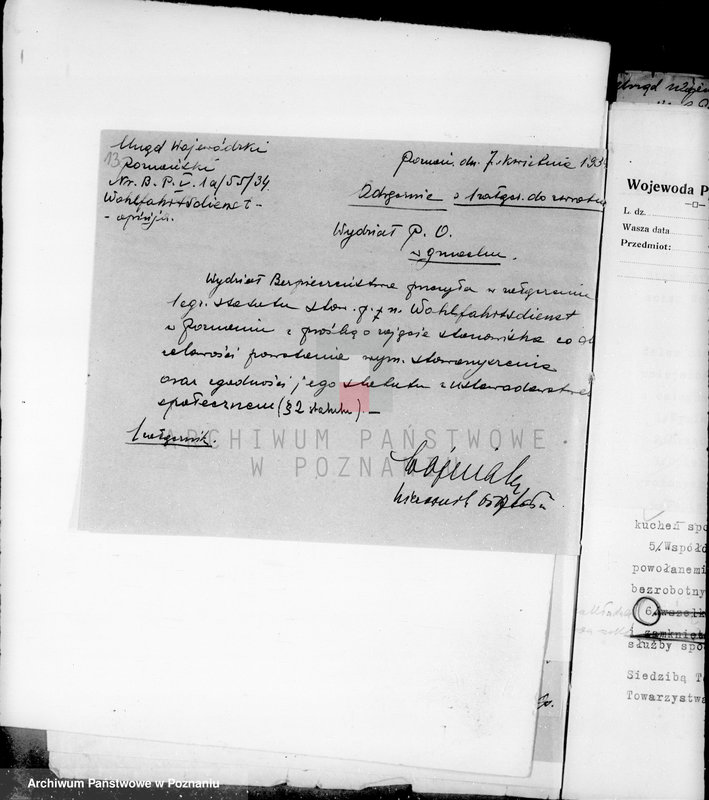 Obraz 17 z jednostki "/Stowarzyszenie Wohlfahrtsdienst w Poznaniu/"