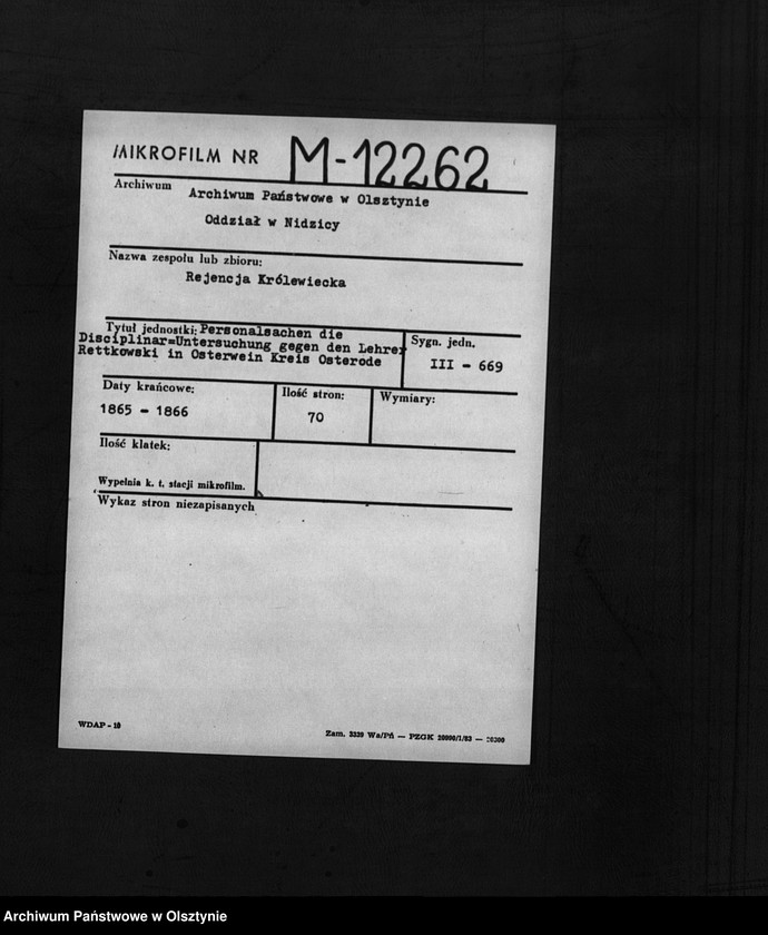 image.from.unit.number "Disciplinar-Untersuchung gegen den Lehrer Rettkowski [Johann] in Osterwien Kreis Osterode"