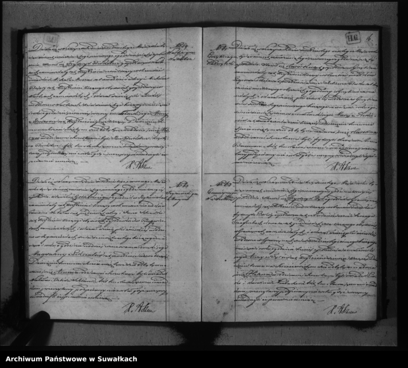 image.from.unit.number "Duplikat Aktów Stanu Cywilnego Parafii Ew. Augsburskiej Wiżajny za rok 1861"