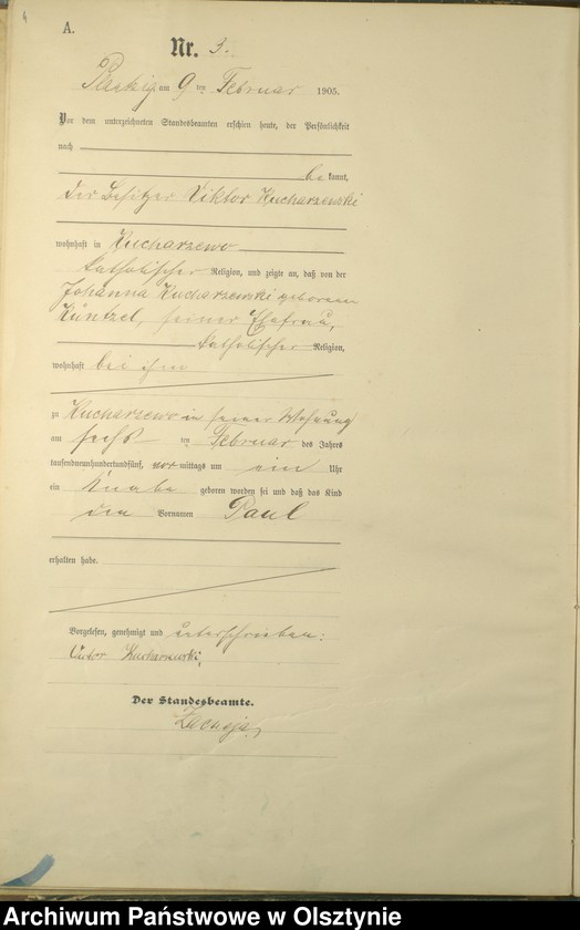 Obraz 6 z jednostki "Geburts-Haupt-Register Nr 1 - 41"