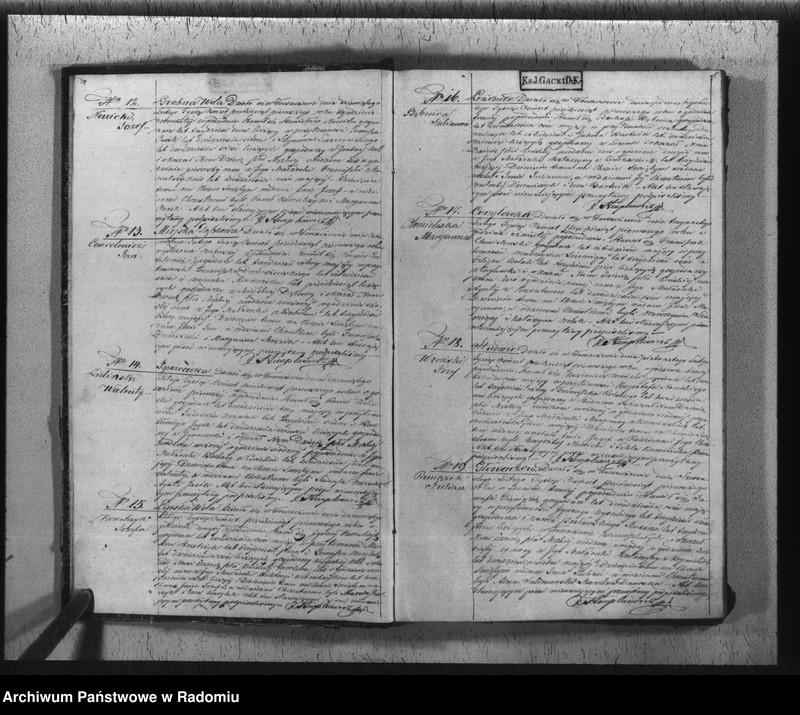 image.from.unit.number "Duplikat akt urodzonych, zaślubionych i zmarłych z parafii Głowaczów na rok 1851"