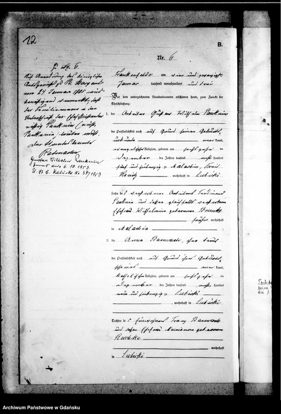 image.from.unit.number "Księga małżeństw"