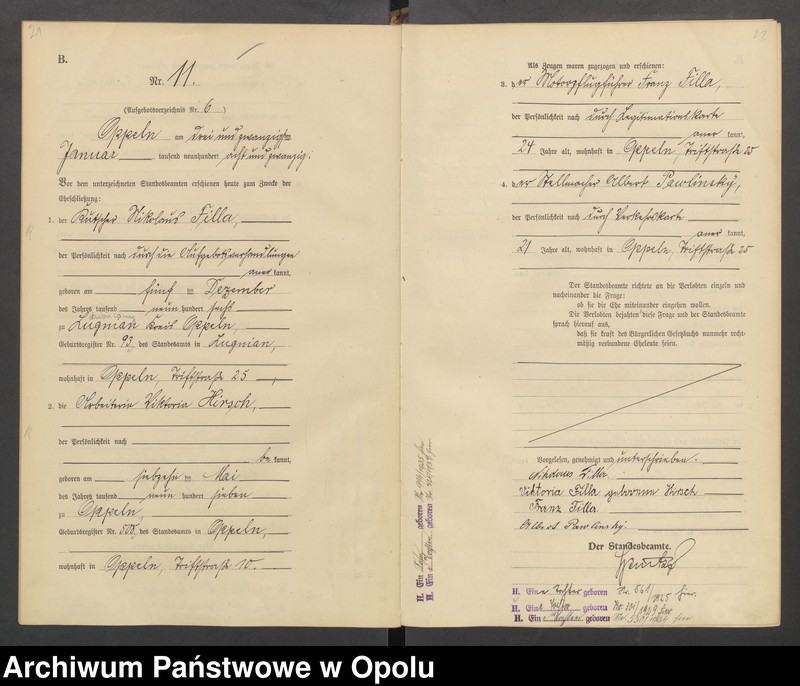 Obraz 14 z jednostki "[Rejestr Małżeństw] 1928 Nr 1-248"
